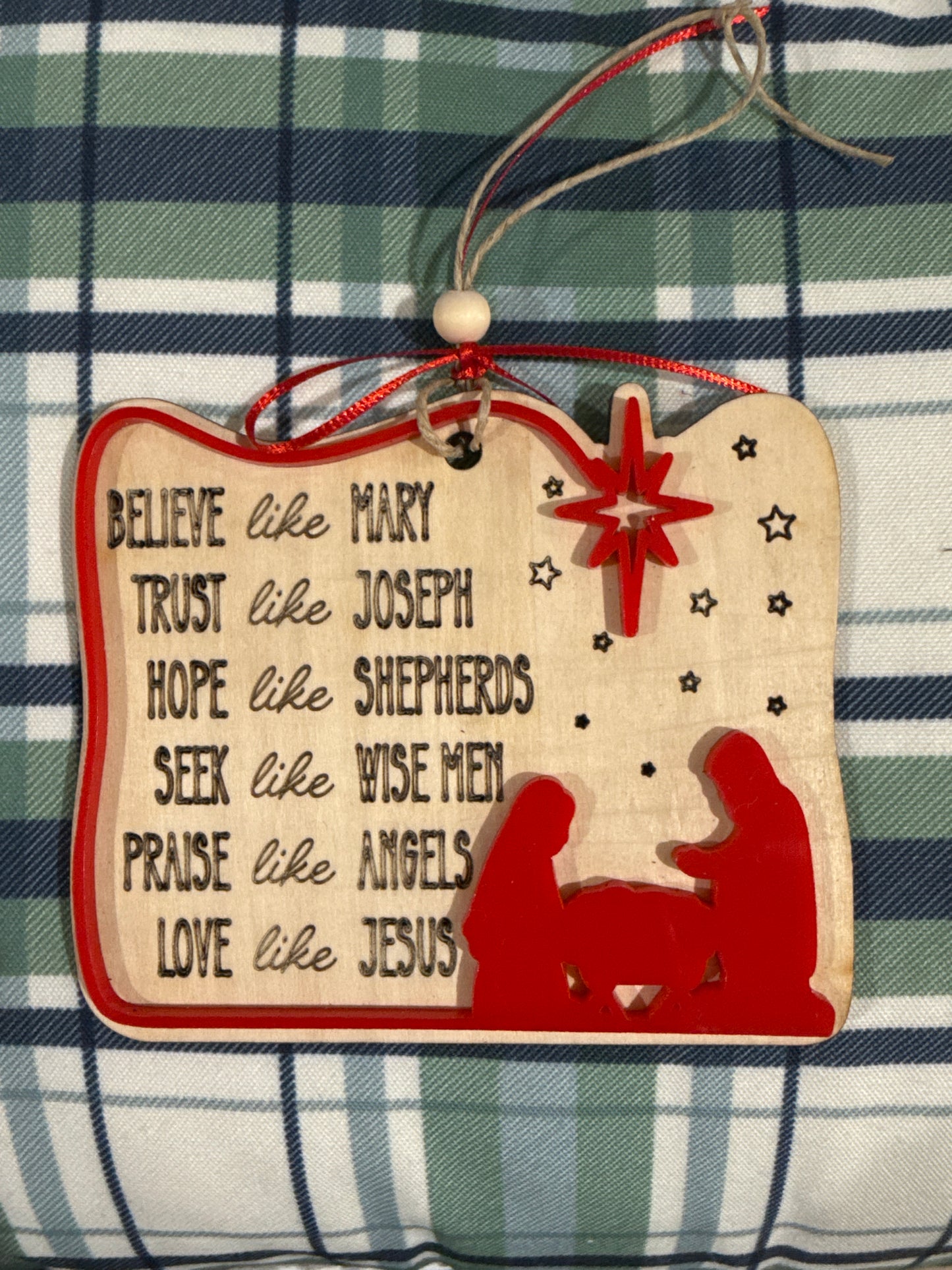 “Believe Like Mary” Nativity Ornament