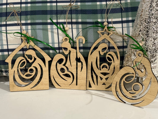 Nativity Ornament Collection - Set of 4